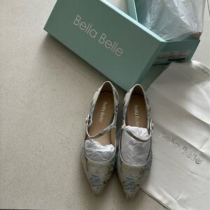 Belle Belle Daphne Ivory Jacquard Size 5.5